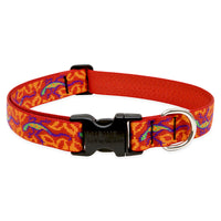 Lupine Pet Original Designs Multicolor Go Go Gecko Nylon Dog Adjustable Collar