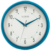 Equity by La Crosse 404-2624T 9.5" Teal Wall Clock
